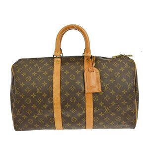 Louis Vuitton Monogram Keepall 45 Travel Duffle Handbag M41428 VI884 NQ01618